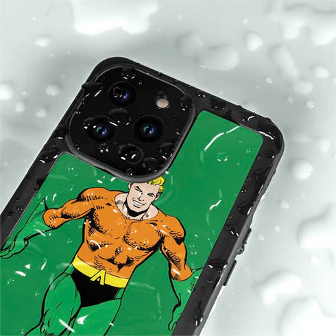 DC Comics Aquaman Classic Art Pose iPhone 15 Pro Waterproof Case
